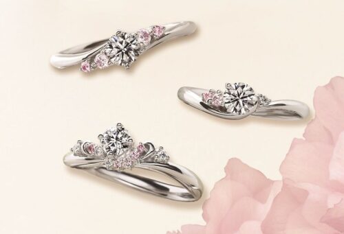 和歌山でピンクダイヤモンドの婚約指輪
